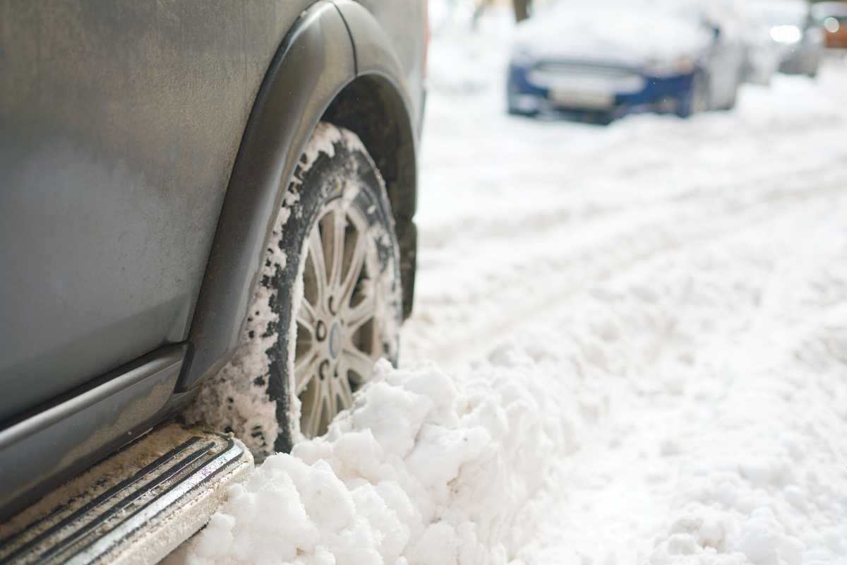 calze da neve o catene